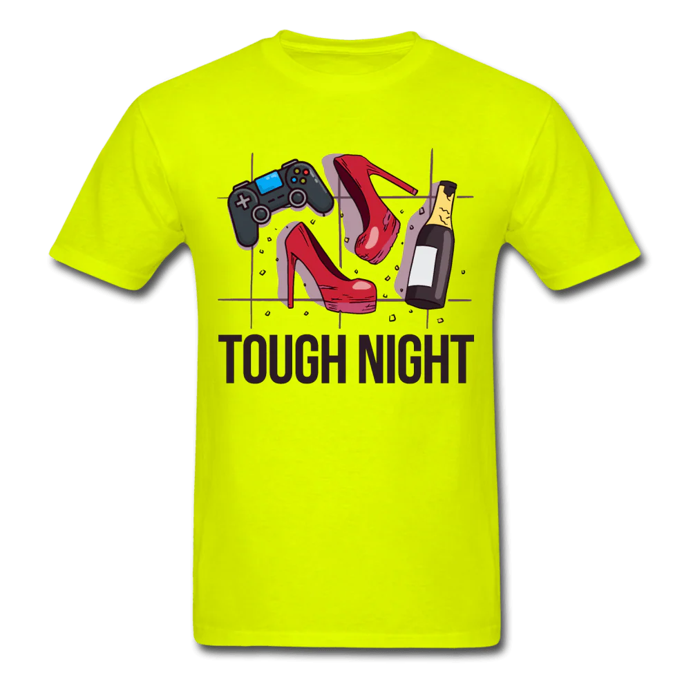 Tough Night Gaming Girl T-Shirt - Image 3