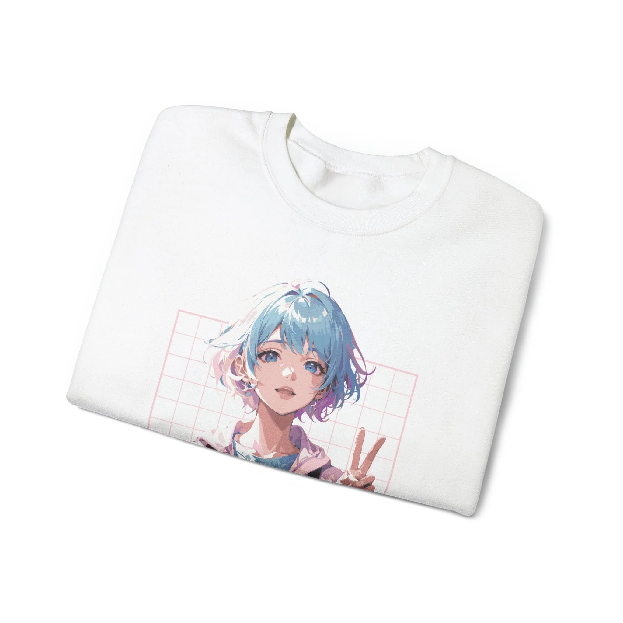 Travel the World Anime Girl Sweatshirt - Image 4