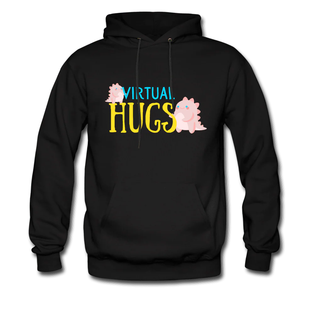 Virtual Hugs Cute Dinosaurs Hoodie - Image 4