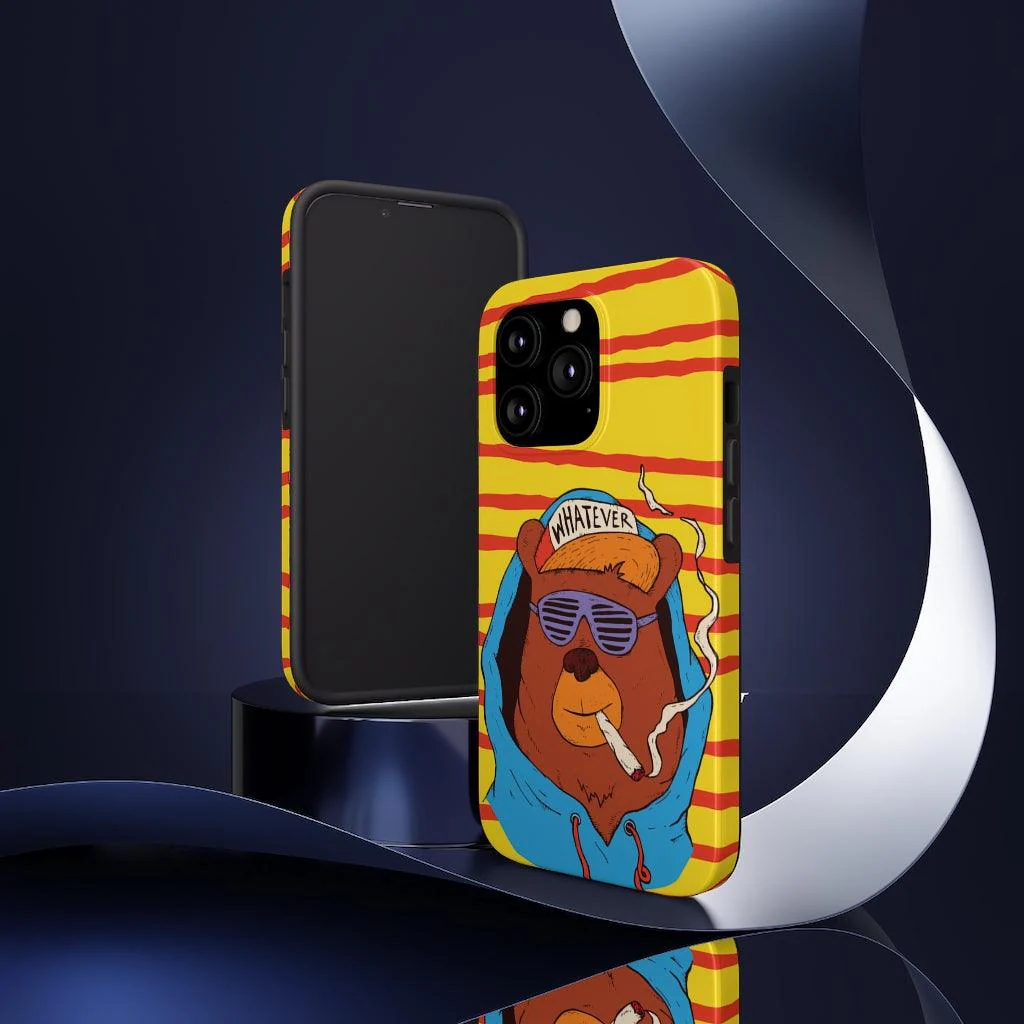 Whatever Chiil Bear Tough Mate Phone Case - Image 3