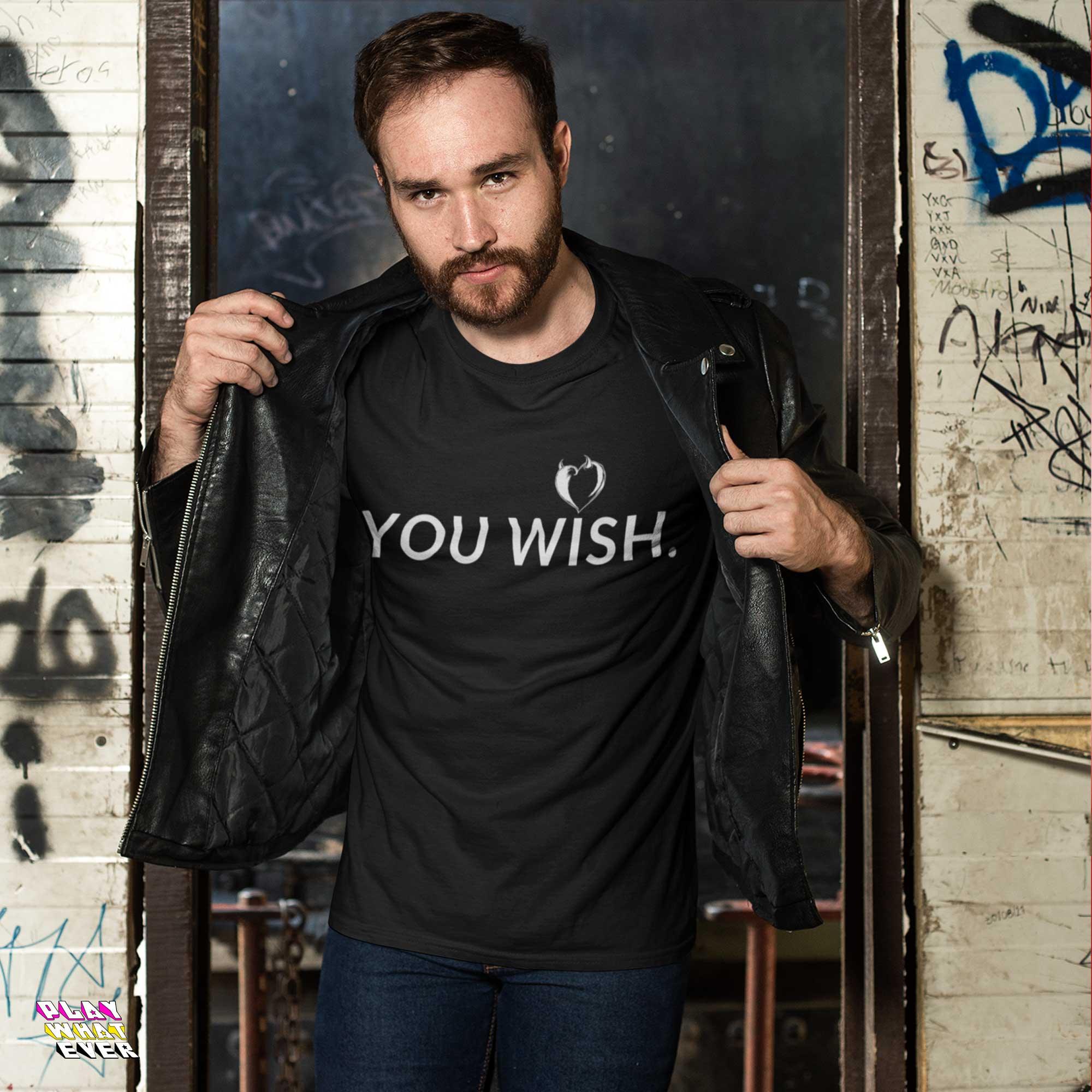 You Wish Devil Heart Ultra Cotton Attitude T-Shirt - Image 3