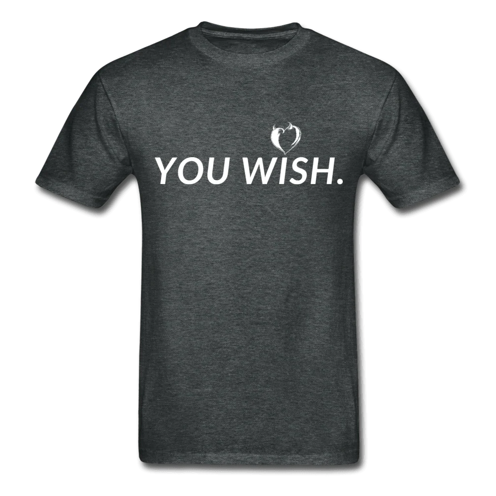 You Wish Devil Heart Ultra Cotton Attitude T-Shirt - Image 7
