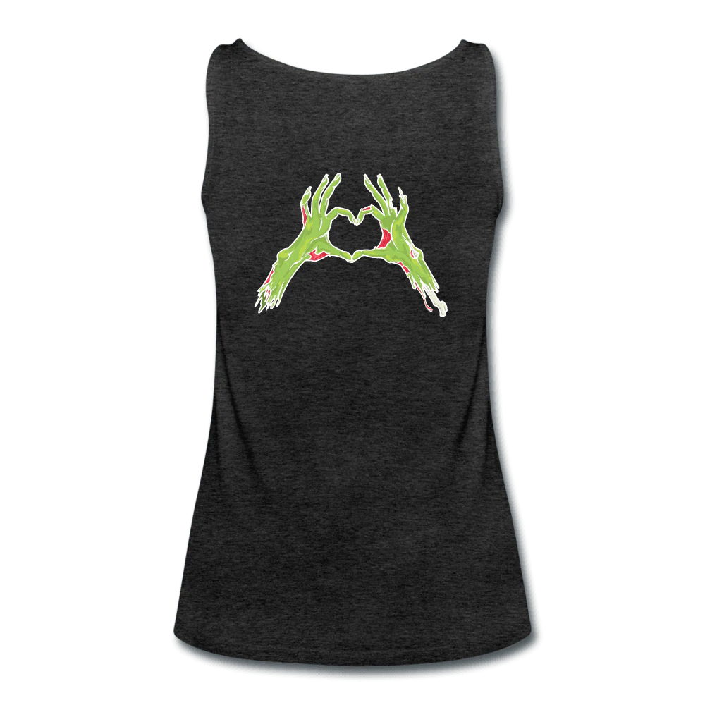 Zombie Chase Funny Quote Tank Top - Image 12