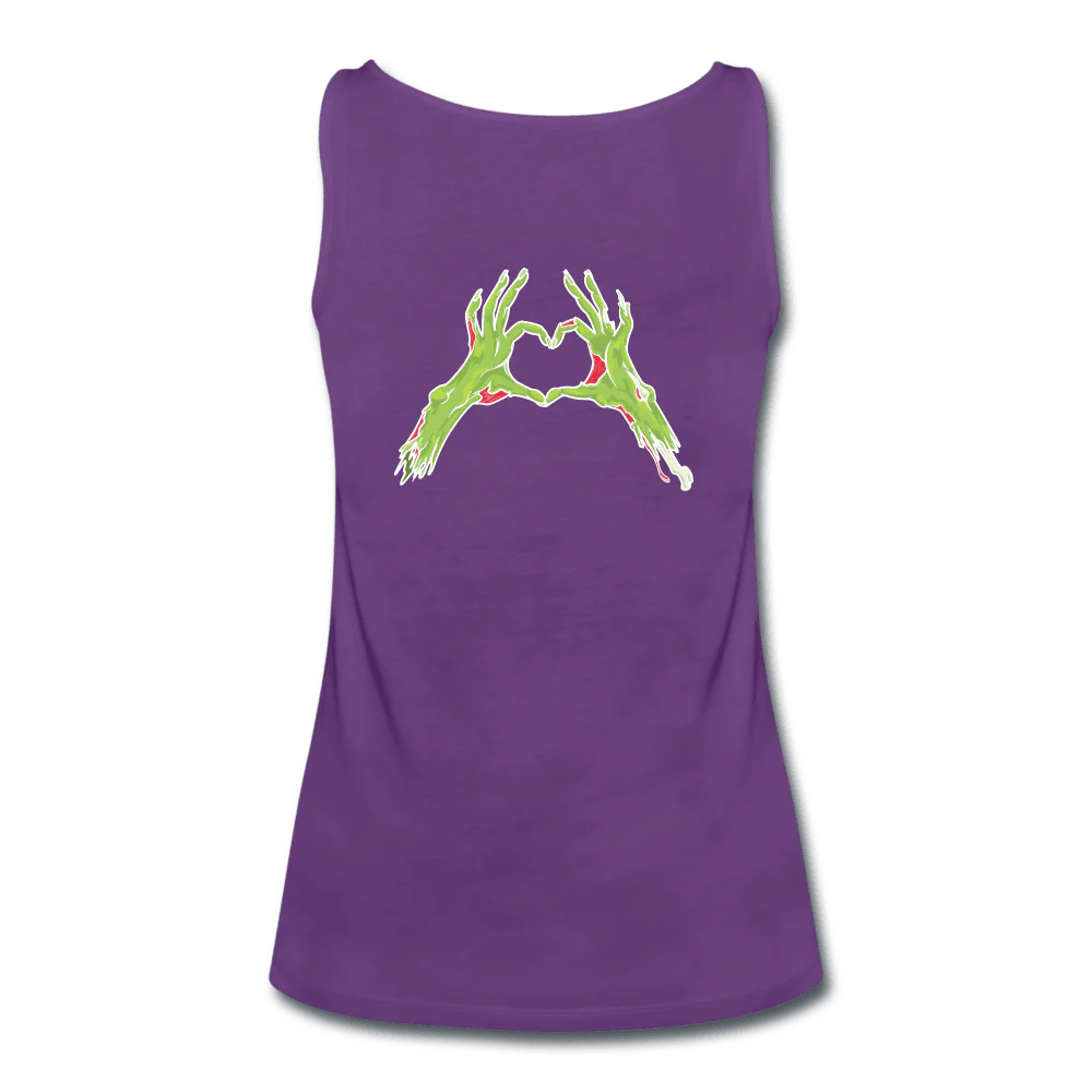 Zombie Chase Funny Quote Tank Top - Image 14