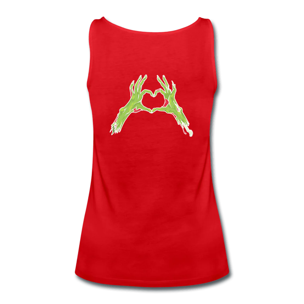 Zombie Chase Funny Quote Tank Top - Image 6